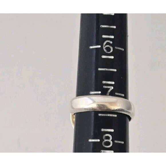 Moon Bear 925 Sterling 19.1mm Round Labradorite Ring Size: 7.25 Wt. 10.7 Grams - Picture 6 of 13